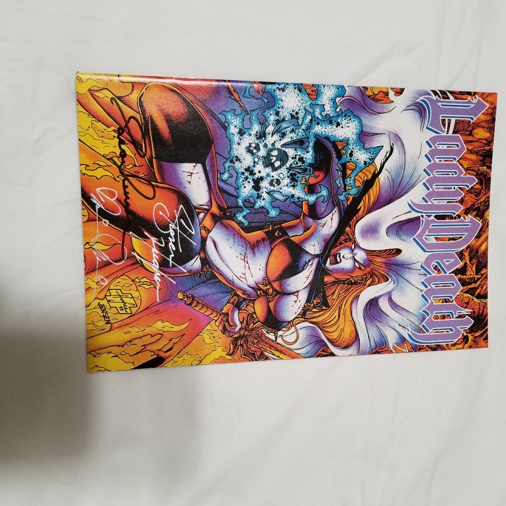 1994 Lady Death #3 3X Signed With COA New